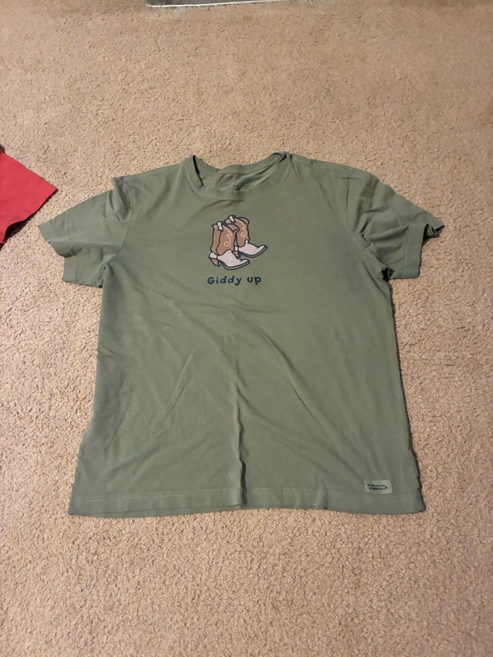 Green Life is Good Tee Size Medium